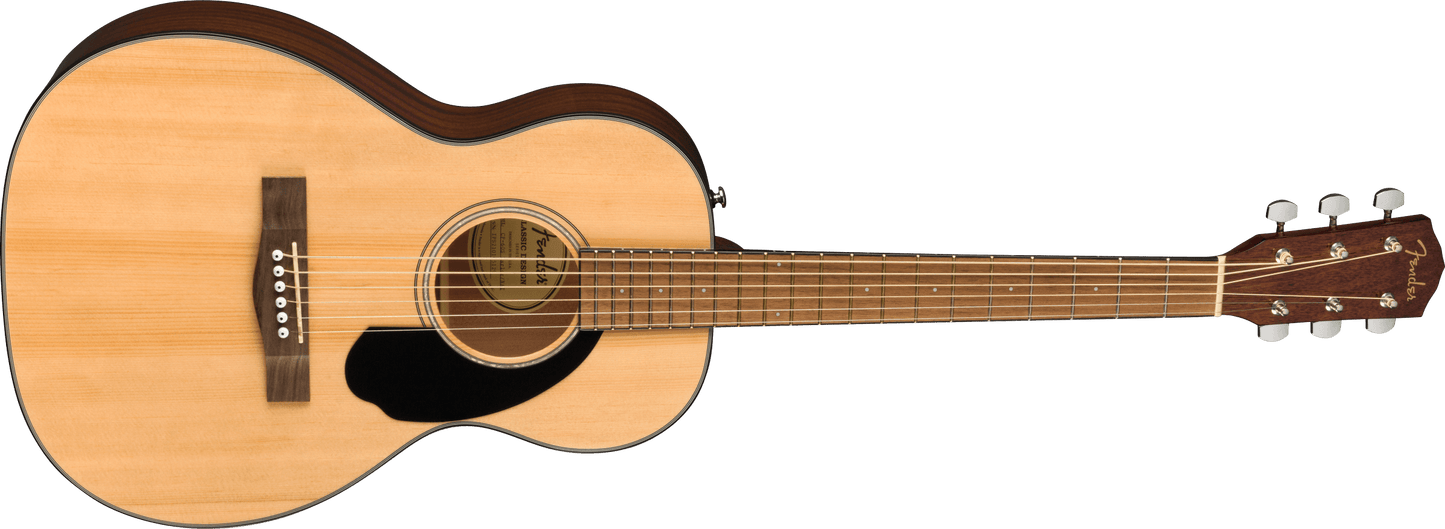 Fender CP-60S Parlor Acoustic Guitar Walnut Fingerboard, Natural