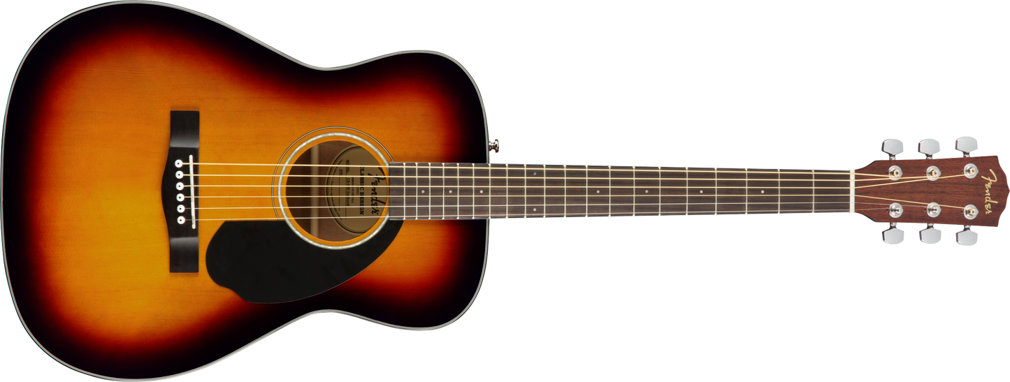Fender CC-60S Concert Acoustic Guitar Walnut Fingerboard 3-Color Sunburst