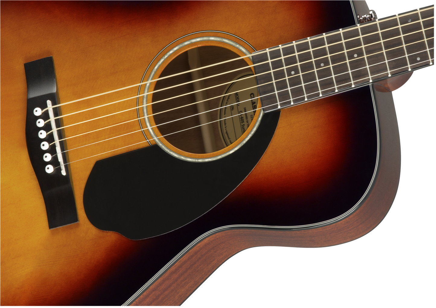 Fender CC-60S Concert Acoustic Guitar Walnut Fingerboard 3-Color Sunburst