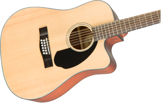 Fender CD-60SCE Dreadnought 12-string Acoustic Guitar, Walnut Fingerboard, Natural