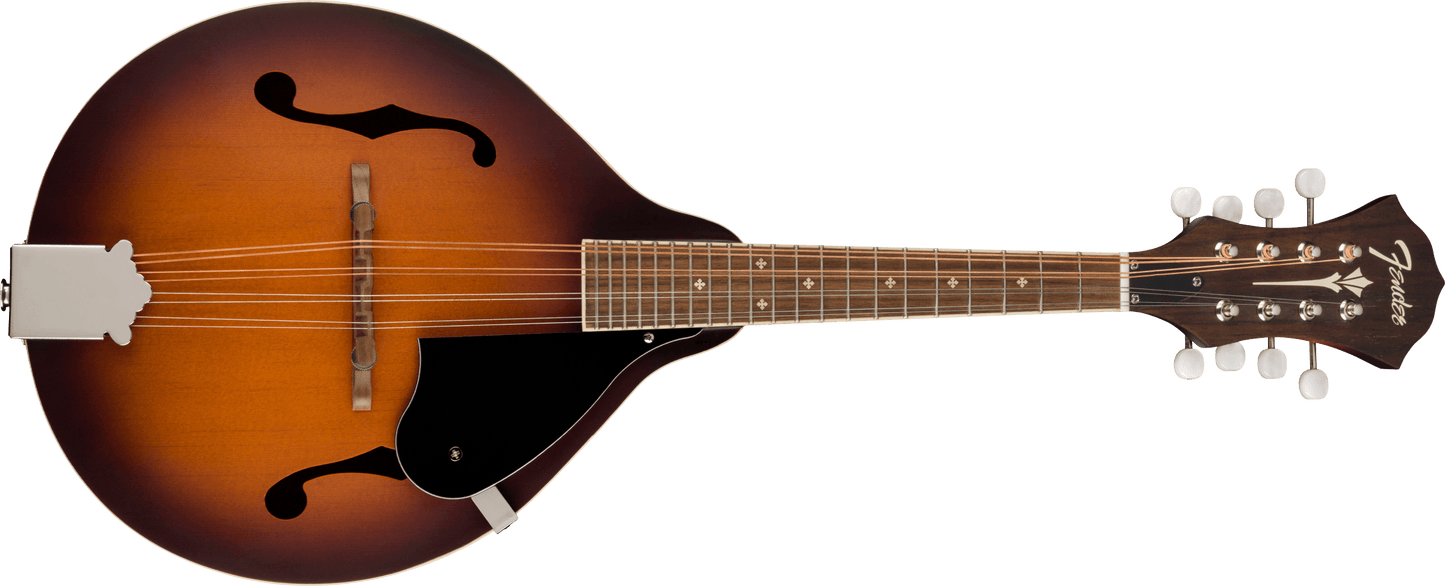 Fender PM-180E Mandolin, Walnut Fingerboard, Aged Cognac Burst