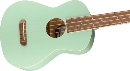 Fender Avalon Tenor Ukulele, Walnut Fingerboard, Surf Green 0970450557