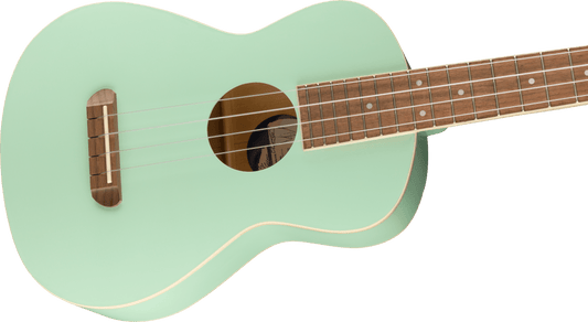 Fender Avalon Tenor Ukulele, Walnut Fingerboard, Surf Green 0970450557