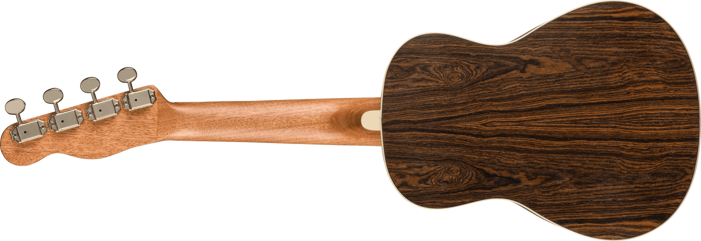 Fender Zuma Exotic Concert Ukulele, Walnut Fingerboard, Bocote