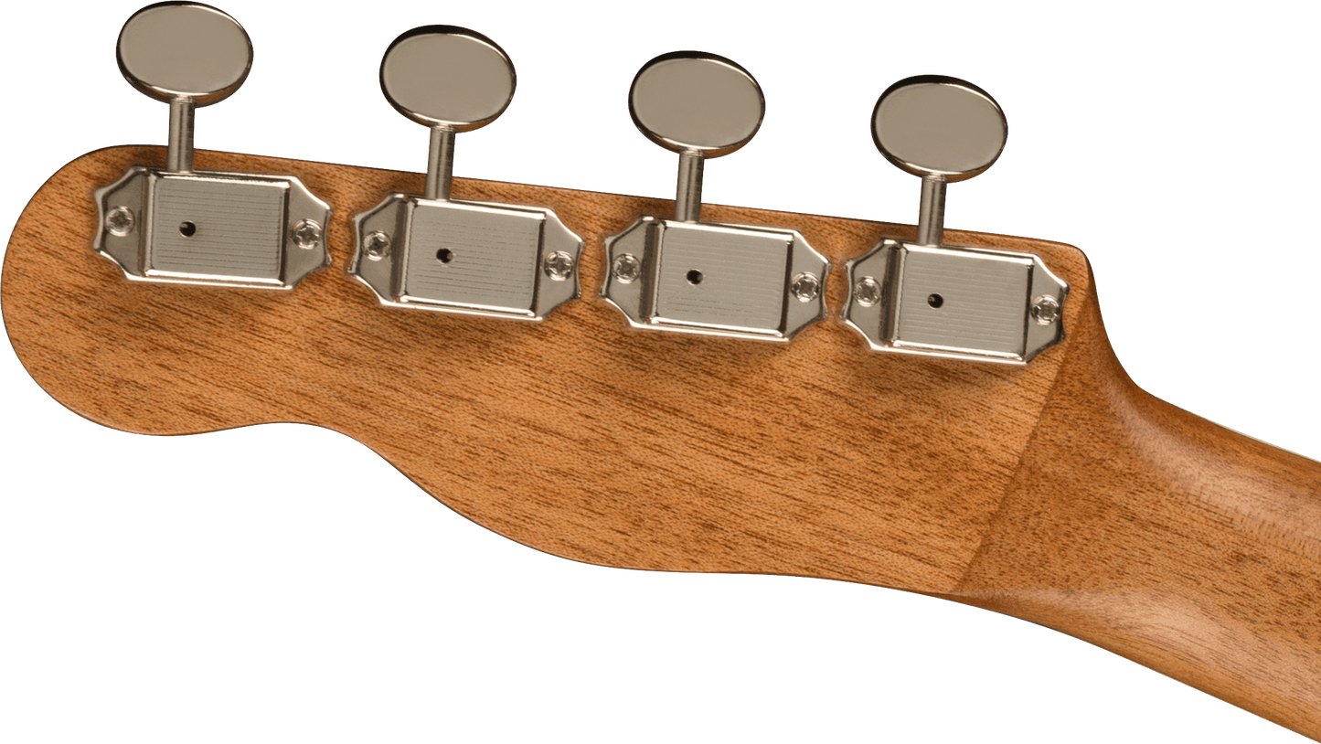 Fender Zuma Exotic Concert Ukulele, Walnut Fingerboard, Spalted Maple 0970450594