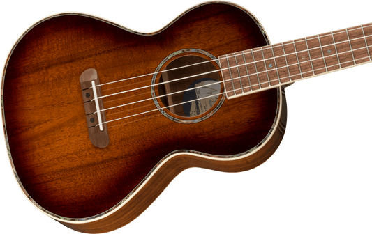 Fender Montecito Tenor Ukulele, Walnut Fingerboard, Shaded Edge Burst 0970452164