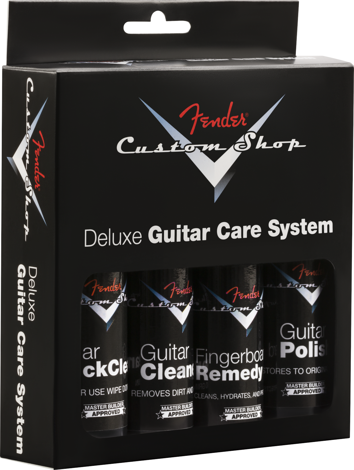 Fender Custom Shop Deluxe Guitar Care System, 4 Pack, Black 0990539000