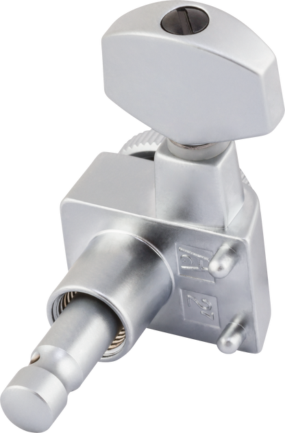 Fender Locking Stratocaster®/Telecaster® Staggered Tuning Machines, Brushed Chrome (6) 0990818000