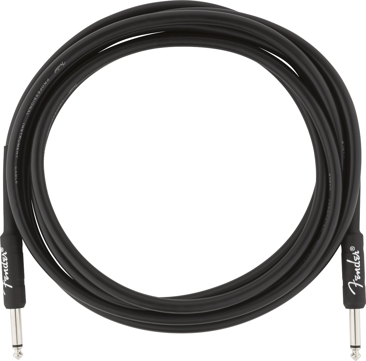 Fender Professional Series Instrument Cable, Straight/Straight, 10', Black 0990820024