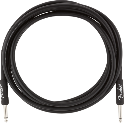 Fender Professional Series Instrument Cable, Straight/Straight, 10', Black 0990820024