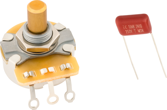 Fender Pure Vintage 250K Solid Shaft Potentiometer with Mounting Hardware