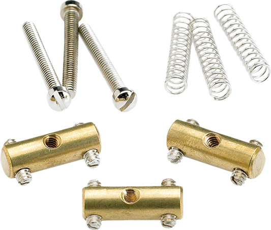 Fender Pure Vintage '52 Telecaster® Saddle Kit, Brass (3) 0990843000