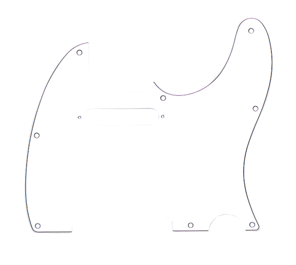 Fender Pickguard, Telecaster®, 8-Hole Mount, White, 3-Ply 0991355000