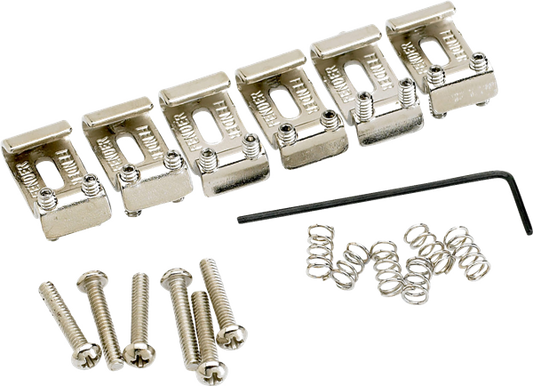 Fender American Vintage Stratocaster® Bridge Saddles (6) (Nickel) 0992051000
