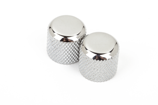 Fender Telecaster®/Precision Bass® Dome Knobs (Chome) (2) 0992056000