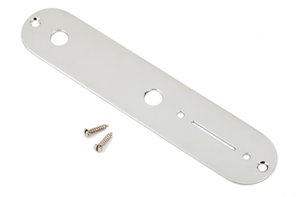 Fender Vintage Telecaster® Control Plate, 2-Hole (Chrome) 0992058000