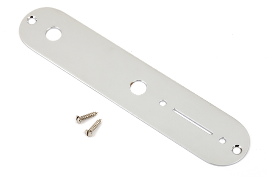 Fender Vintage Telecaster® Control Plate, 2-Hole (Chrome) 0992058000