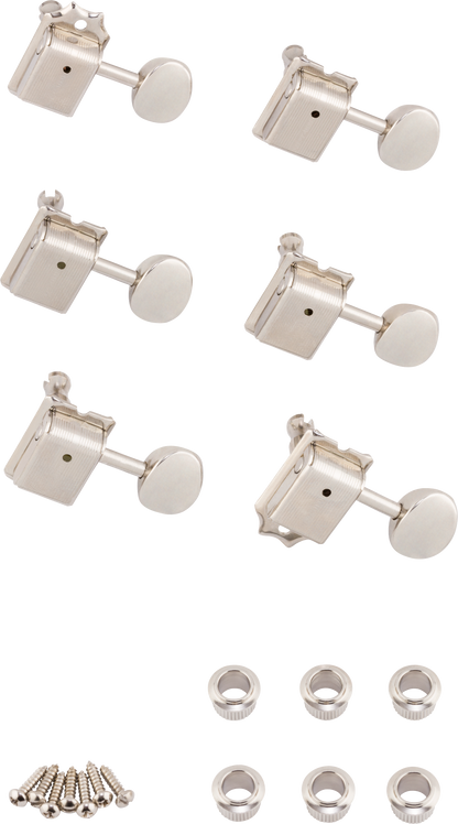 Fender Pure Vintage Guitar Tuning Machines, Nickel/Chrome, (6) 0992074000