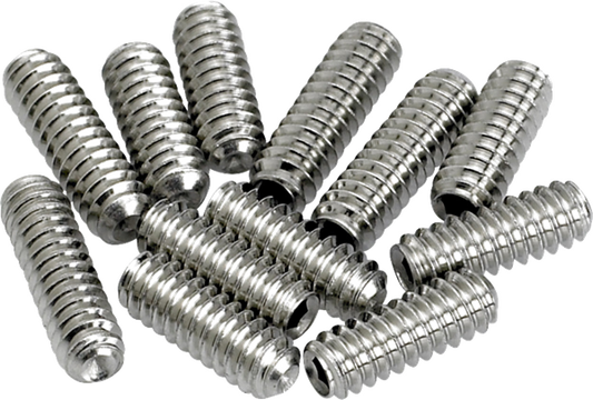 Fender American Vintage Stratocaster Telecaster Bridge Saddle Height Adjustment Screws (12) Nickel