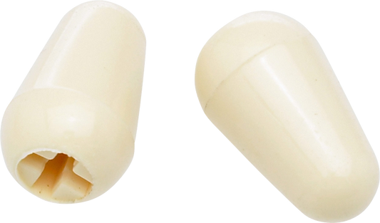 Fender Stratocaster Switch Tips, Aged White (2)