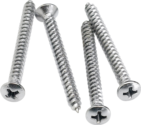 Fender Neck Mounting Screws (4) (Chrome) 0994948000