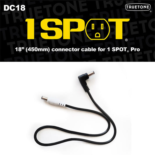Truetone 1 Spot DC18 18" Pedal Power Supply Connector Cable
