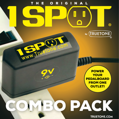 Truetone 1 SPOT® Combo Pack Pedal Power Supply with Daisy Chain and Adapters