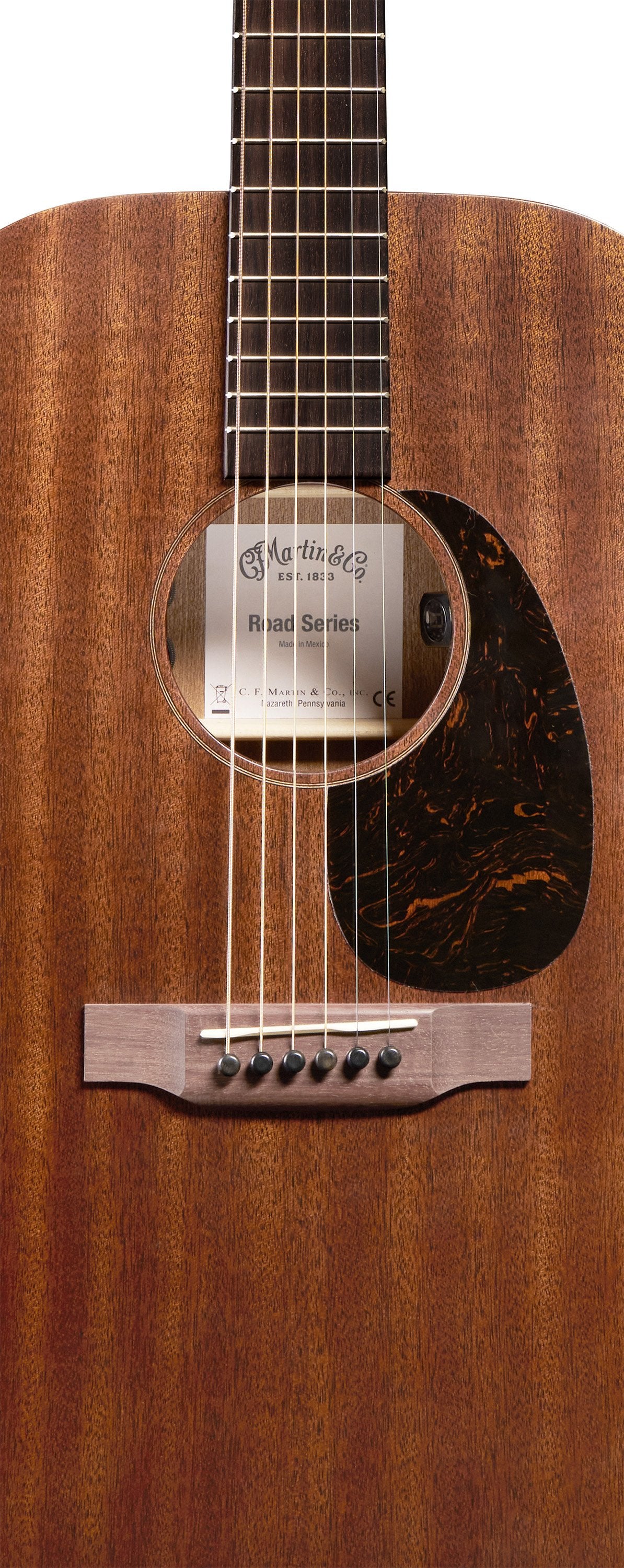 Martin Road Series 000-10E Retro Sapele Acoustic-Electric Guitar with Softshell Case