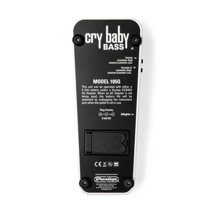 DUNLOP CRY BABY BASS WAH PEDAL - 105Q - Poppa's Music 