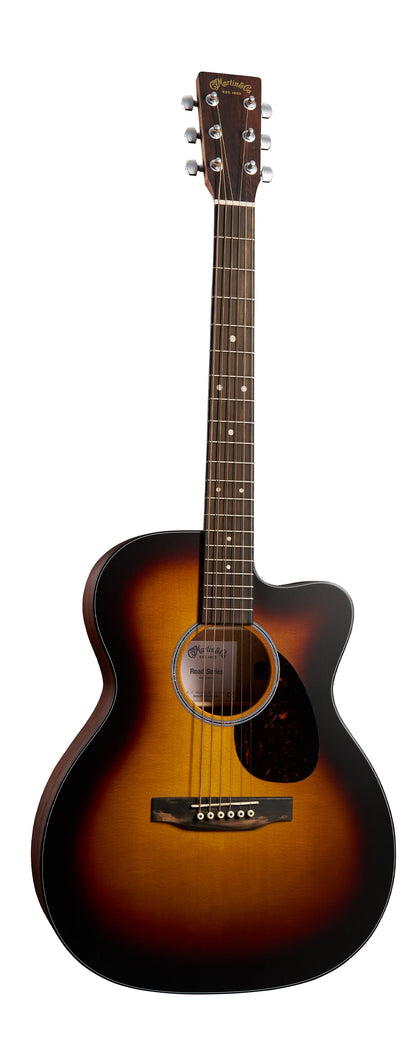 Martin Road Series OMC-10E Modern Burst Acoustic-Electric Guitar with Softshell Case
