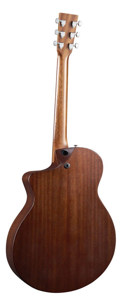 Martin Road Series SC-10E Modern Sapele Acoustic-Electric Guitar with Softshell Case