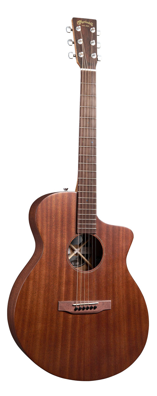 Martin Road Series SC-10E Modern Sapele Acoustic-Electric Guitar with Softshell Case