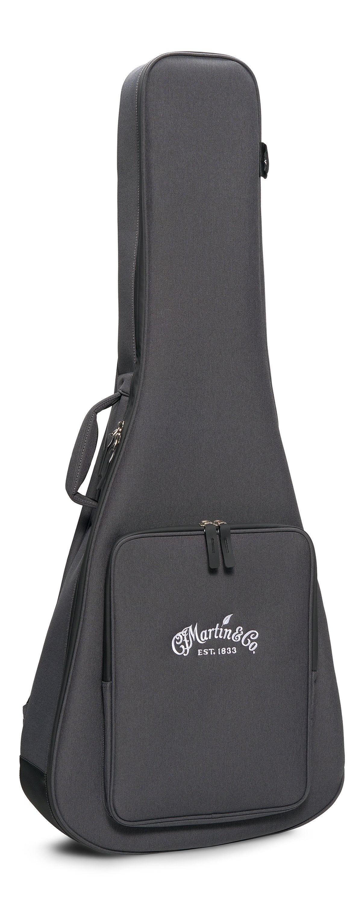 Martin Road Series DC-10E Modern Black Acoustic-Electric Guitar with Softshell Case