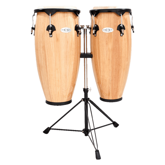 Toca Synergy Series Wood Conga Set with Stand 2300