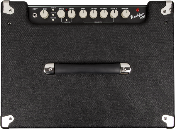 Fender Rumble™ 500 (V3) Bass Amplifier , 120V, Black/Silver 2370600000
