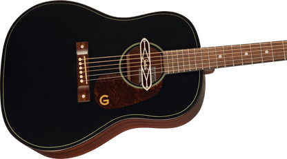 Gretsch Deltoluxe Dreadnought, Walnut Fingerboard, Tortoiseshell Pickguard, Black Top 2711230511