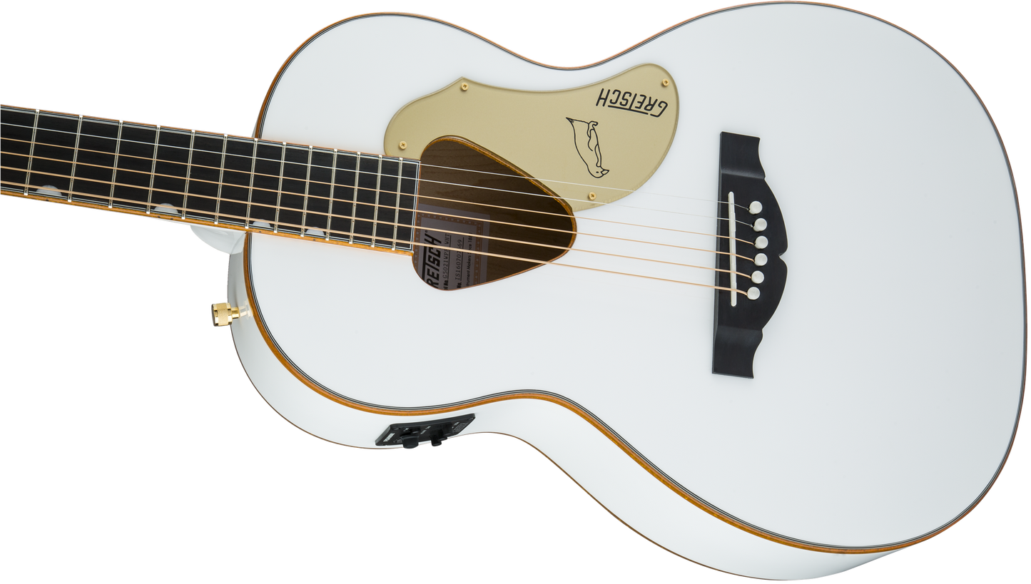 Gretsch G5021WPE Rancher™ Penguin™ Parlor Acoustic/Electric, Fishman® Pickup System, White 2714014505