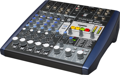 PreSonus® StudioLive® AR8c Analog Mixer, Blue - Poppa's Music 