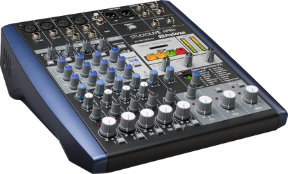 PreSonus® StudioLive® AR8c Analog Mixer, Blue - Poppa's Music 