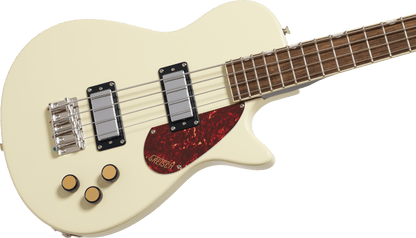 Gretsch Streamliner™ Jet™ Club Bass Single-Cut, Laurel Fingerboard, Vintage White 2814304505