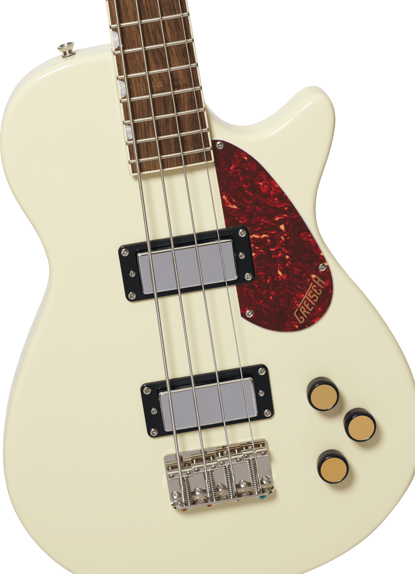 Gretsch Streamliner™ Jet™ Club Bass Single-Cut, Laurel Fingerboard, Vintage White 2814304505