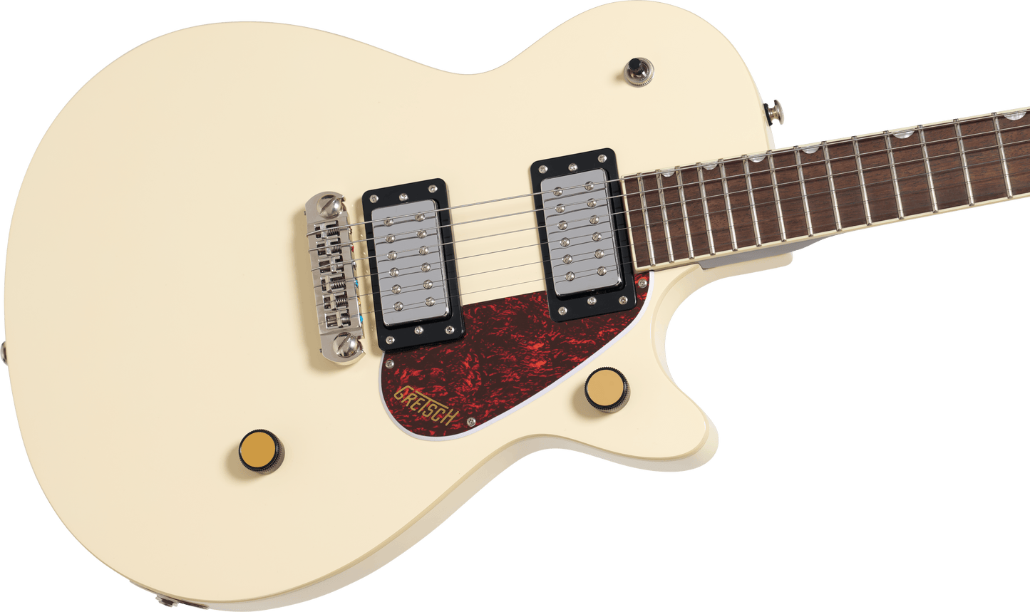 Gretsch Streamliner™ Jet™ Club Single-Cut with Wraparound, Laurel Fingerboard, Vintage White 2816939505