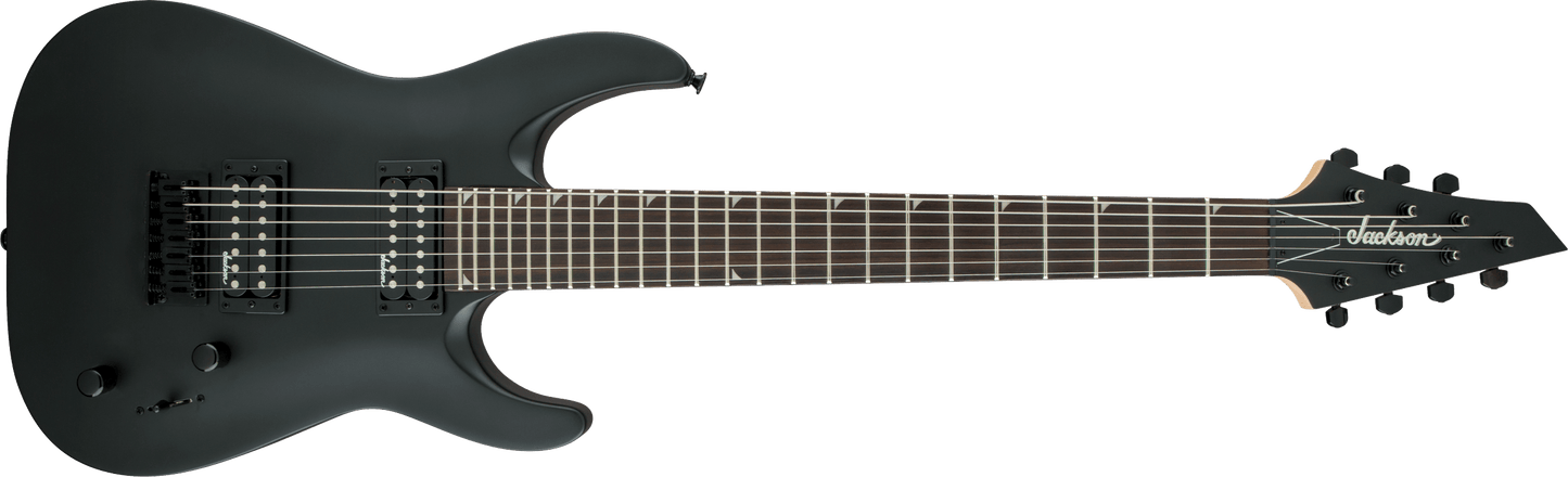 Jackson JS Series Dinky® Arch Top JS22-7 DKA HT, Amaranth Fingerboard, Satin Black 2910132568