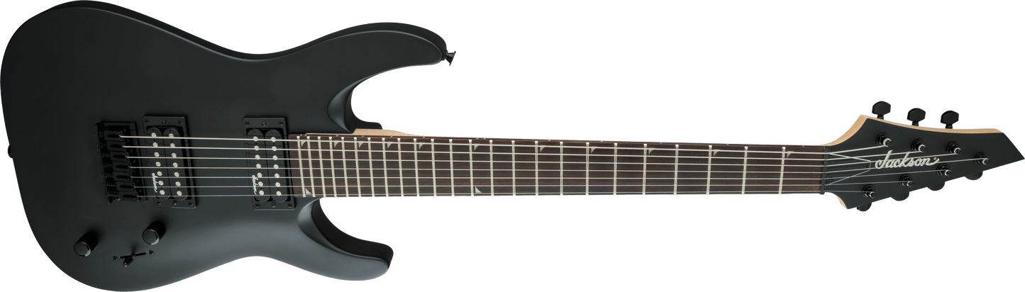 Jackson JS Series Dinky® Arch Top JS22-7 DKA HT, Amaranth Fingerboard, Satin Black 2910132568