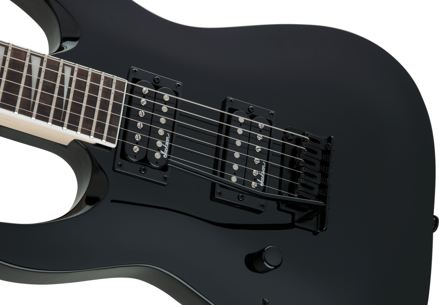 Jackson JS Series Dinky® Arch Top JS22 DKA Left Handed Lefty, Amaranth Fingerboard, Gloss Black 2911122503