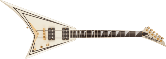 Jackson Pro Series Rhoads RRT-3, Ebony Fingerboard, Ivory with Black Pinstripes 2914311557