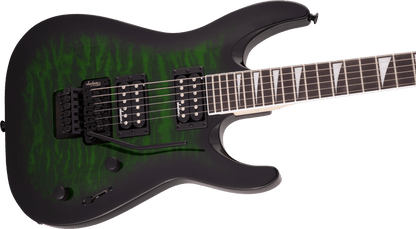 Jackson JS Series Dinky® Arch Top JS32Q DKA, Amaranth Fingerboard, Transparent Green Burst 2918804587