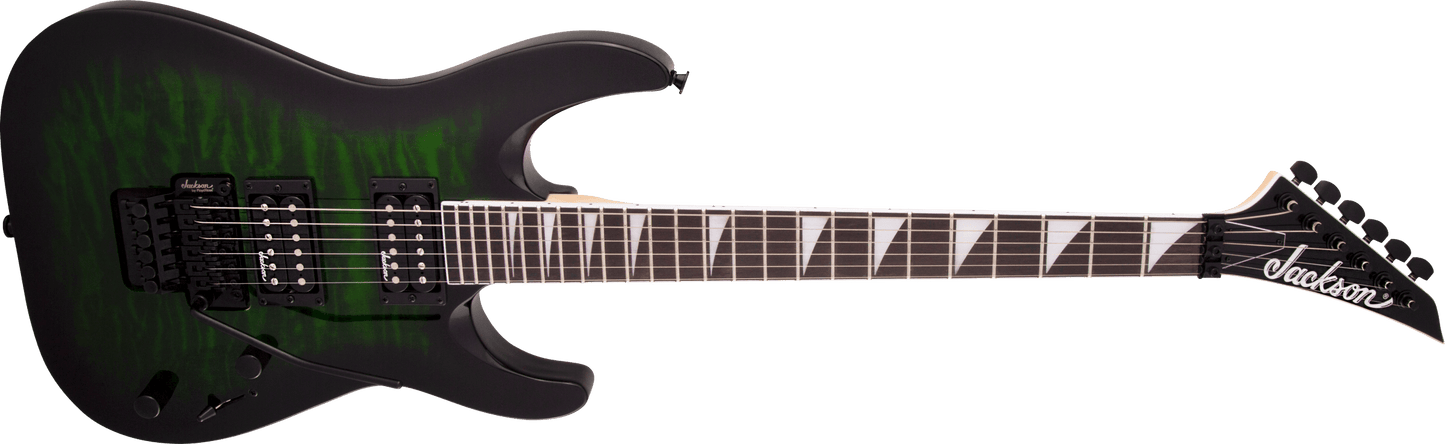 Jackson JS Series Dinky® Arch Top JS32Q DKA, Amaranth Fingerboard, Transparent Green Burst 2918804587