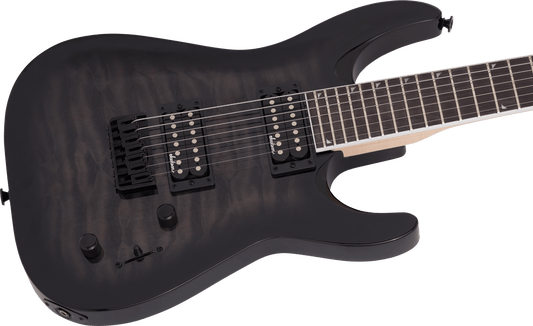 Jackson JS Series Dinky® Arch Top JS32Q DKA HT, Amaranth Fingerboard, Transparent Black Burst 2918809585