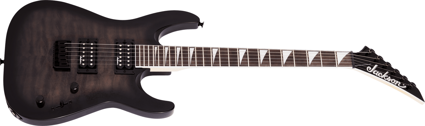 Jackson JS Series Dinky® Arch Top JS32Q DKA HT, Amaranth Fingerboard, Transparent Black Burst 2918809585